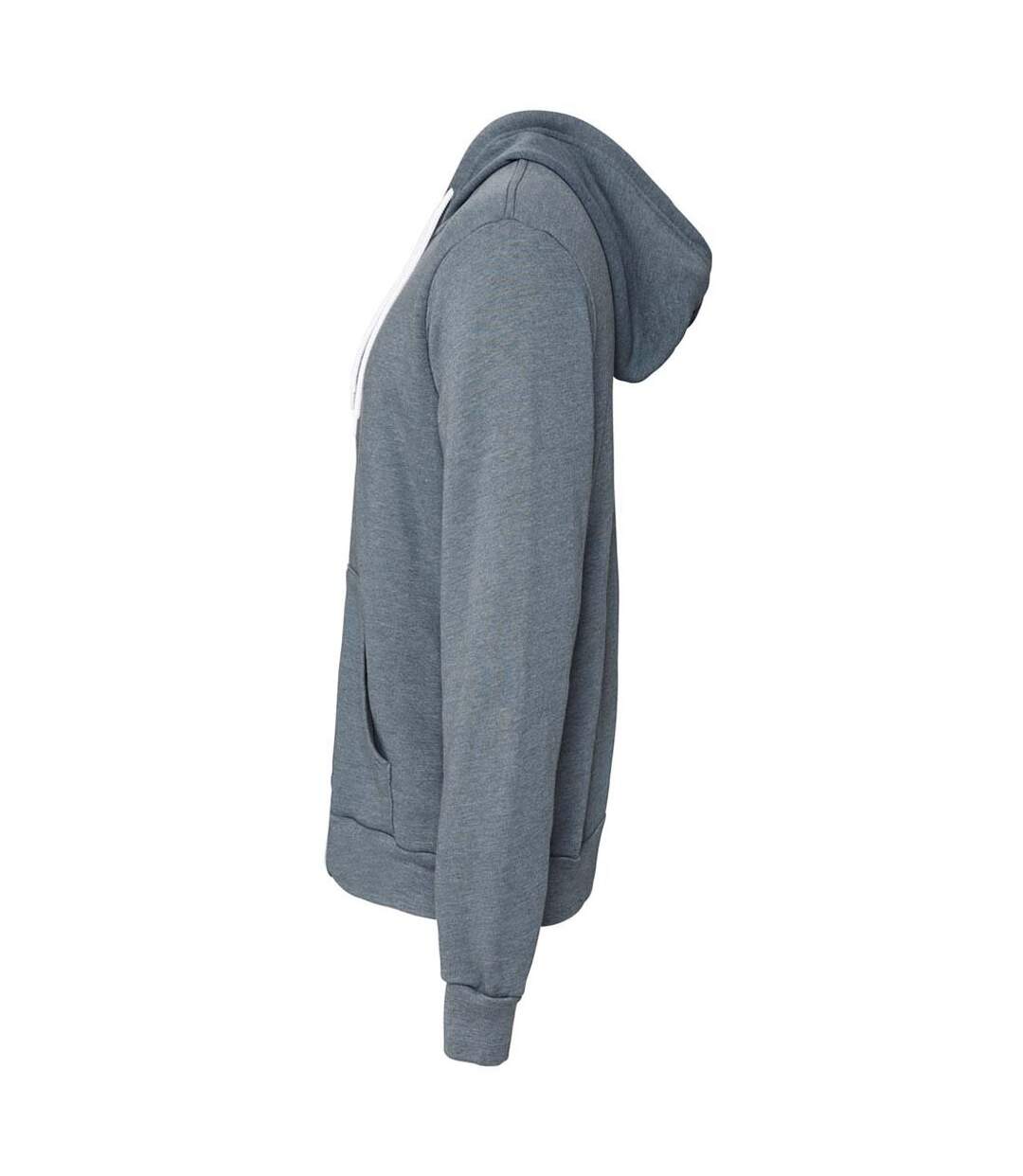 Sweat capuche unisexe ardoise chiné Bella + Canvas-3