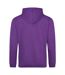 Sweat À Capuche College Adulte Violet Awdis-2