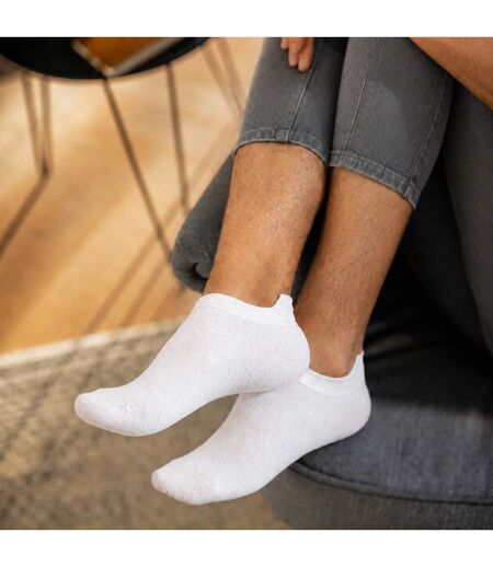 Gentle Grip - Homme 3 Paires Socquettes Coton Basses Languette Talon