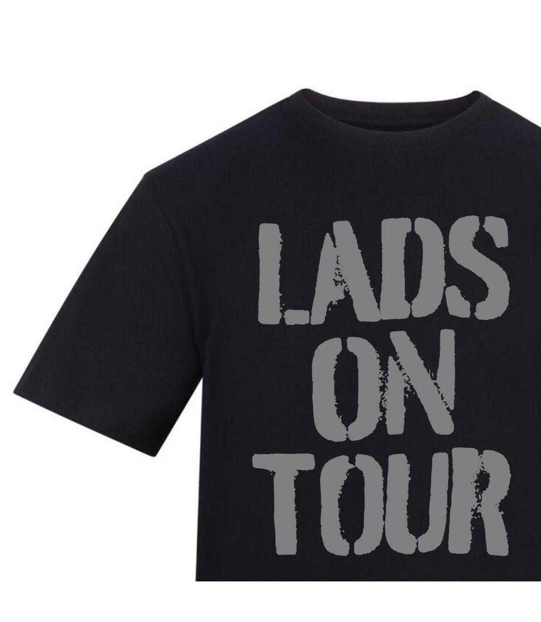 T-shirt Lads On Tour Adulte Noir AWD-3