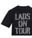 T-shirt Lads On Tour Adulte Noir AWD-3