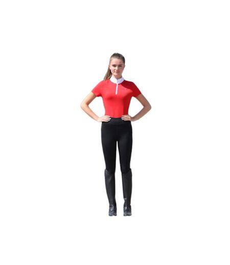 Womens/ladies Dynamizs Show Shirt Red White Hy