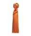 Premier Scarf - Ladies/Womens Plain Business Scarf (Orange) (One Size) - UTRW1147