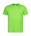 T-shirt classique homme jaune vif Stedman-1