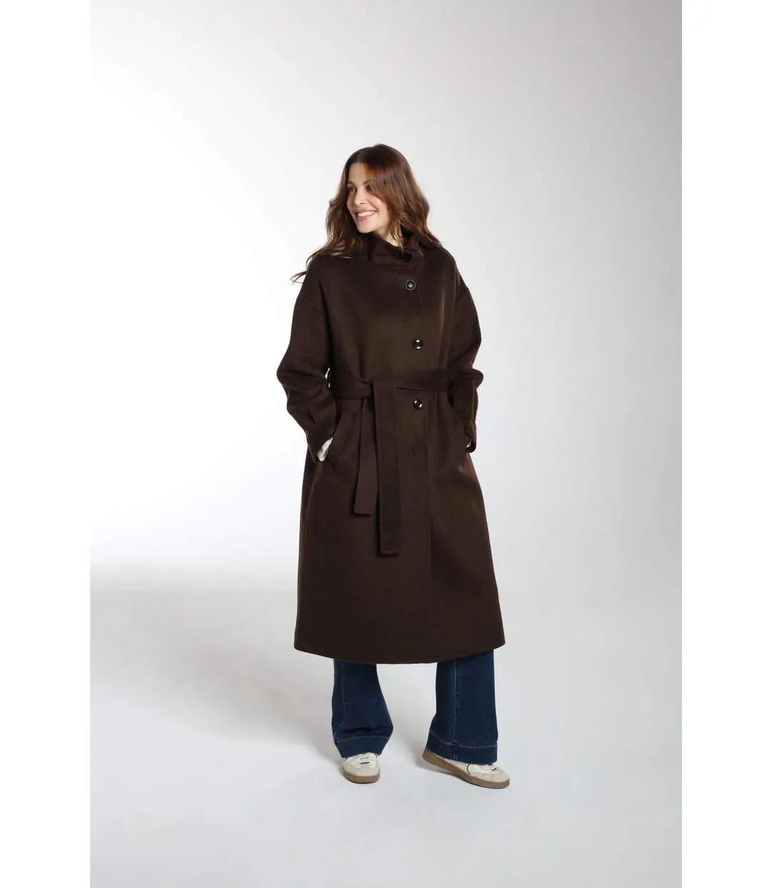 Manteau Dahlia  | Gerard Pasquier Avec Col Montant | Gerard Pasquier-2