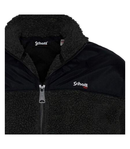 Veste Zippé Noir Homme Schott Sward - L