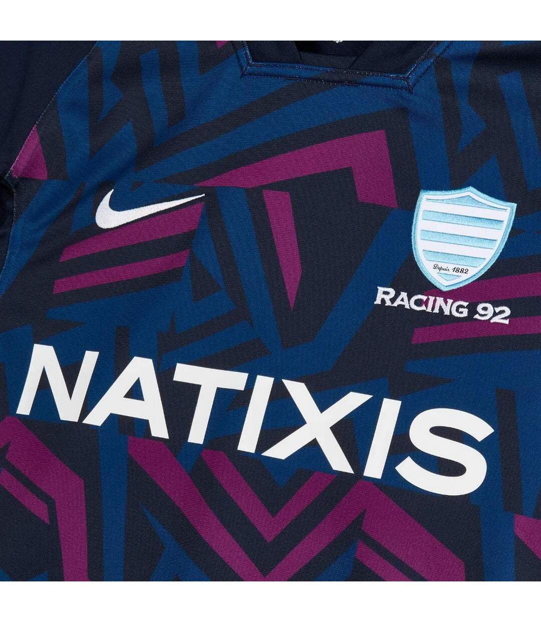 Mens Stadium Racing 92 Rugby Away Jersey Blue Purple Nike-3