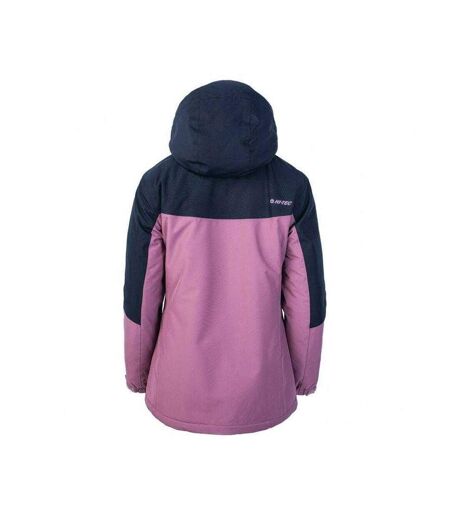 Veste Isolante Ski Oriena Femme Rose Noir Hi-Tec