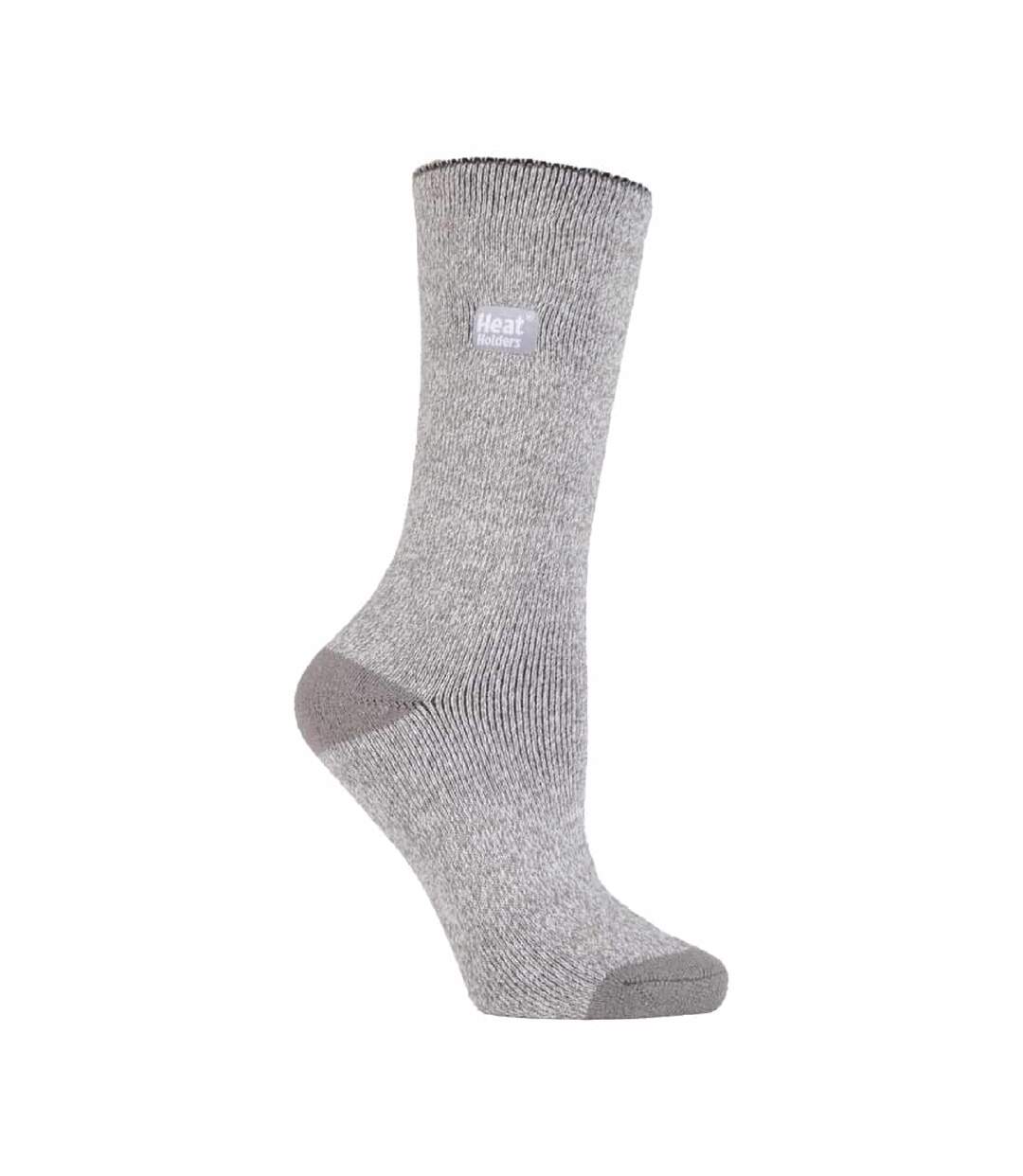 Ladies Thin Lightweight Plain Casual Winter Warm Thermal Socks-1