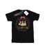Disney Femme/Les femmes Princesse enchantée fête d'hiver T-Shirt coton Boyfriend (Noir) - UTBI42855-1