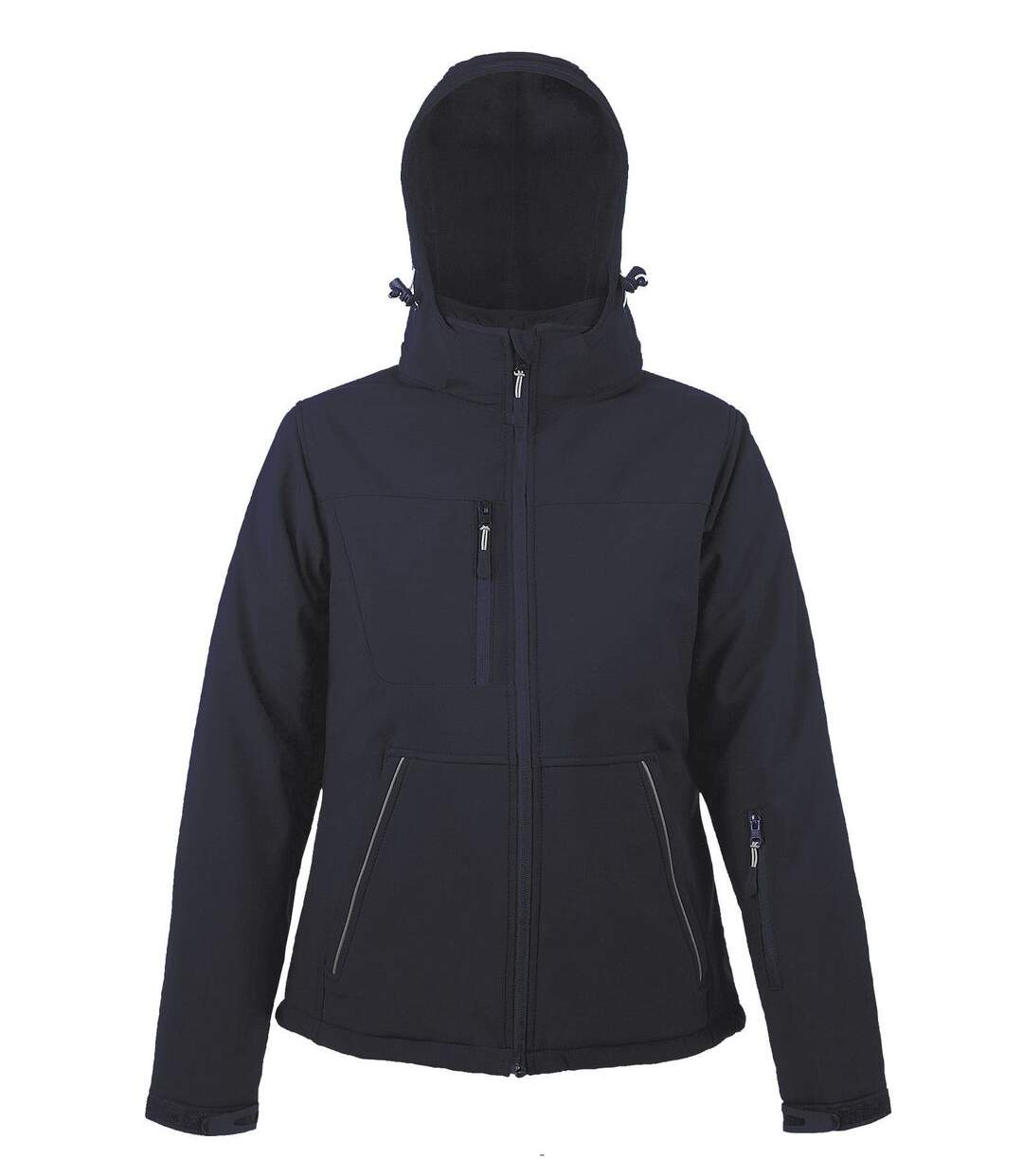 Parka femme SOFTSHELL HIVER doublée - 46804 - bleu marine