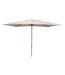 Parasol avec mât en bois 300x200 cm Ori