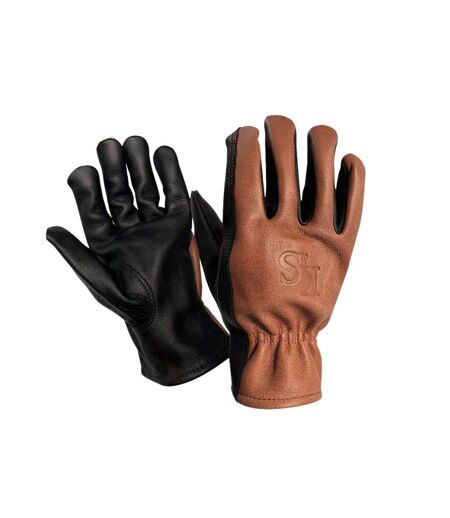 Kent & stowe sure & soft leather gloves large &nbspbrown, black K/S