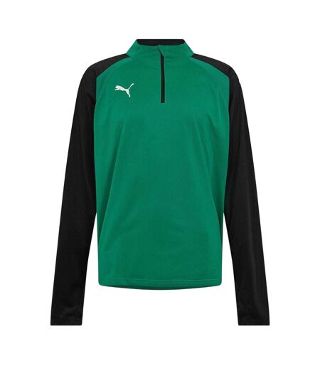 Mens Quarter Zip Sports Top Pepper Green Puma