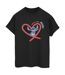 Disney Femmes/Les femmes Lilo & Stitch Love You Mum T-Shirt boyfriend en coton (Noir) - UTBI30120-1