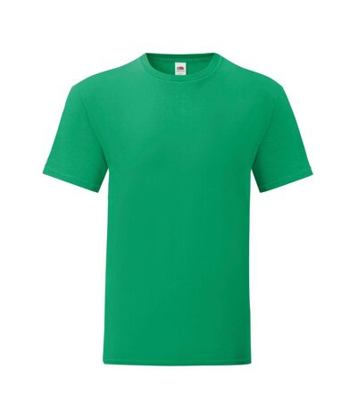 T-shirt iconic homme vert kelly Fruit of the Loom