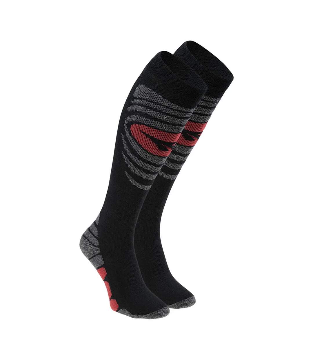 Chaussettes Hauteur Genoux Galache Adulte Noir Gris Rouge Hi-Tec-2