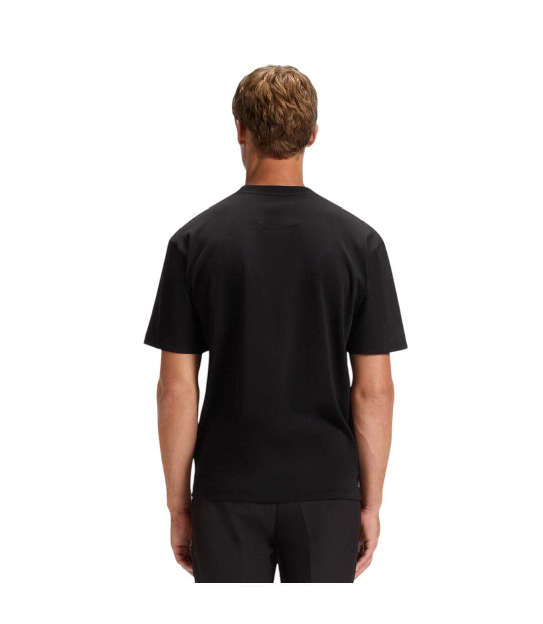 T-shirt Motif/style Monogramme Adulte Noir Boss-3