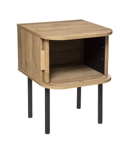 Table de chevet 2 portes Colva - Beige