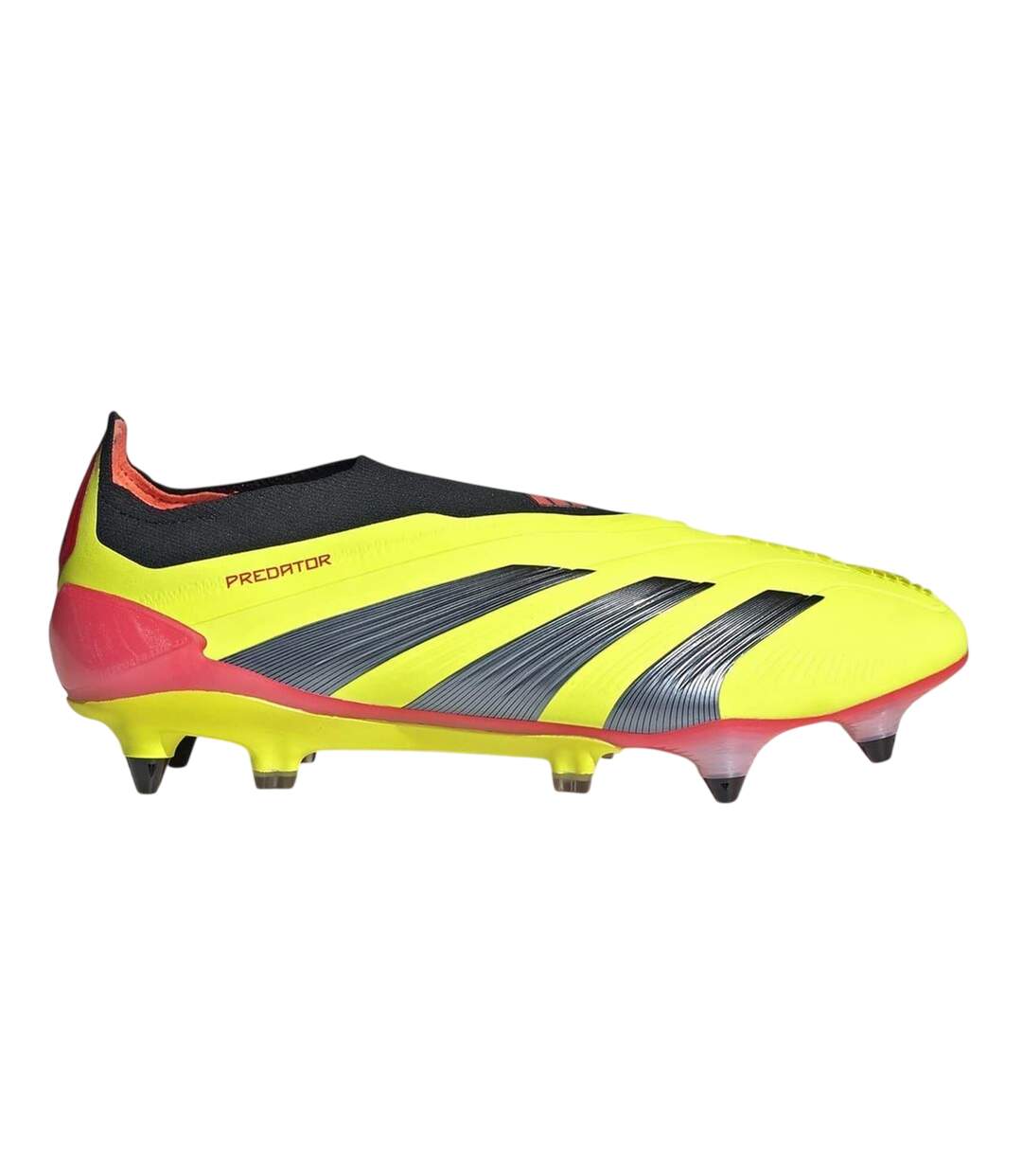 Chaussures De Foot Pour Terrain Souple Predator Elite Adulte Jaune Noir Adidas-4