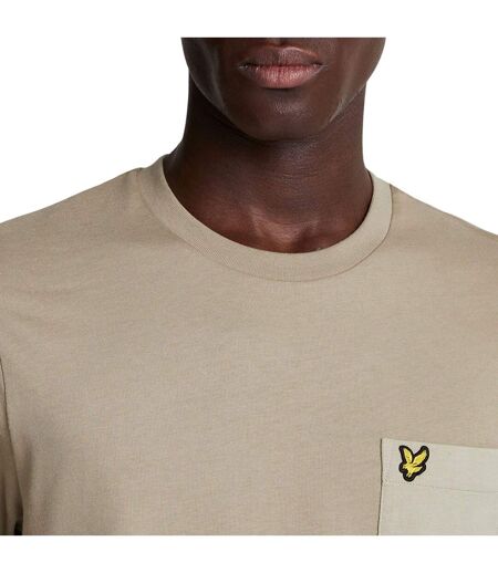 T-shirt Homme Beige Lyle & Scott