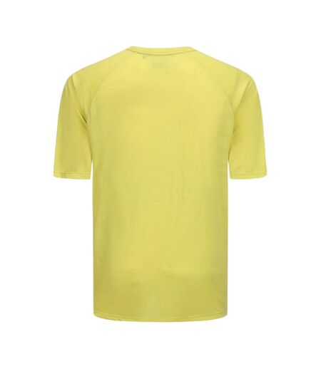 T-shirt Motif/style Logo Sur Poitrine Homme Jaune Fluo Everlast