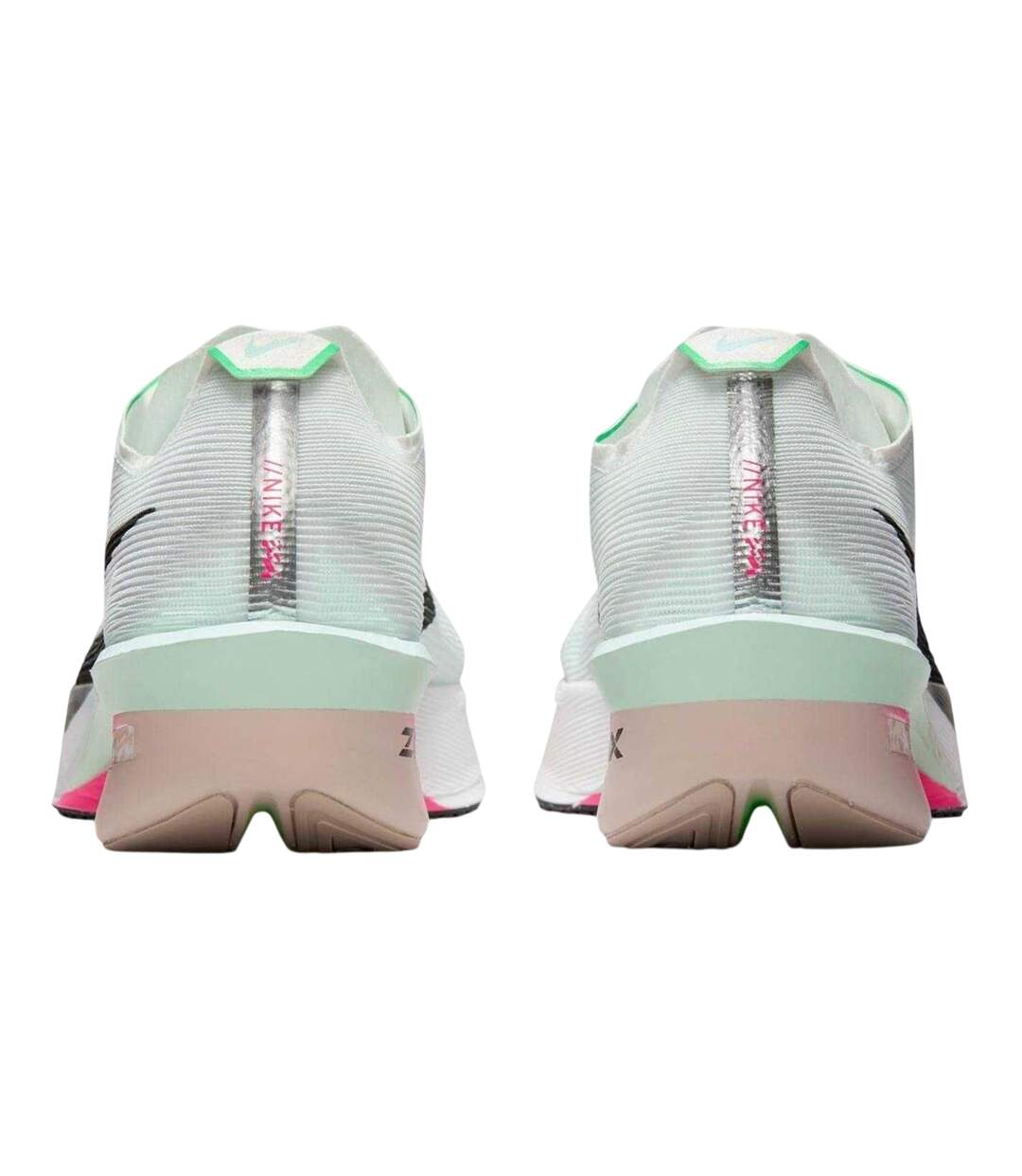 Womens/ladies Vaporfly 4 Shoes White Black Nike-2
