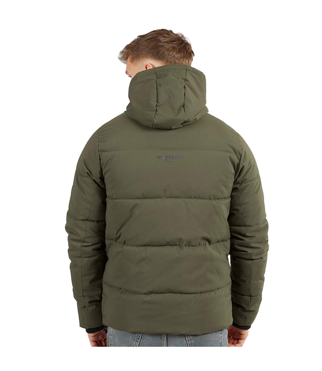 Doudoune System Ski Homme Vert Kaki Henleys-3
