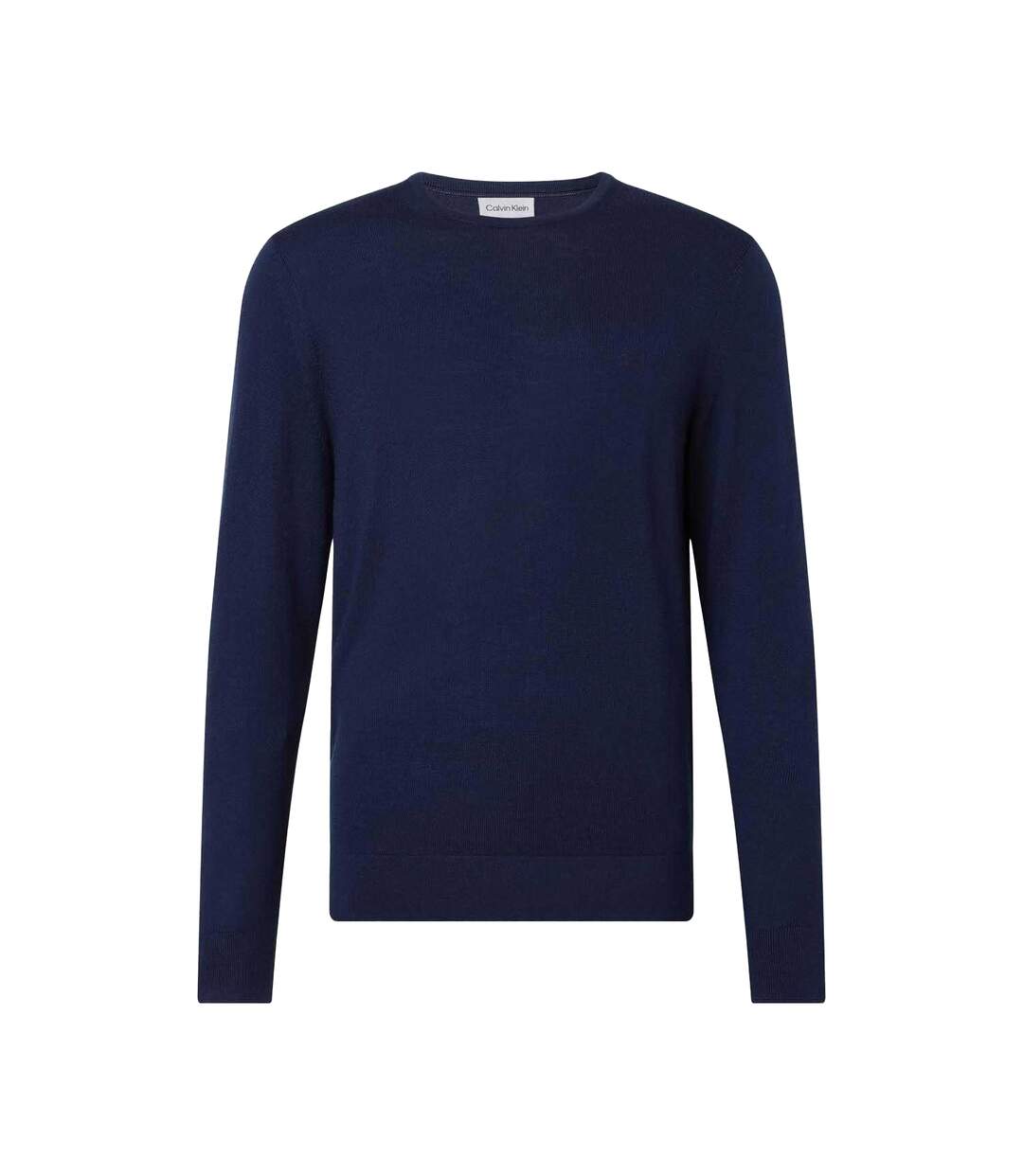 Pull Homme Bleu Marine Calvin Klein-2