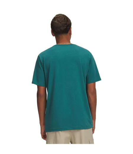 Mens Logo Athletic T-shirt Green White Under Armour