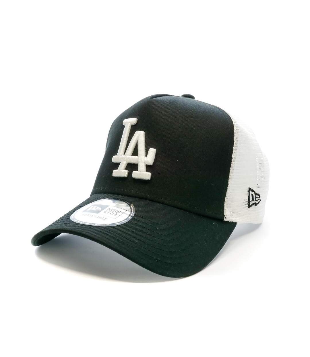 Casquette noir/blanc homme new era clean-1