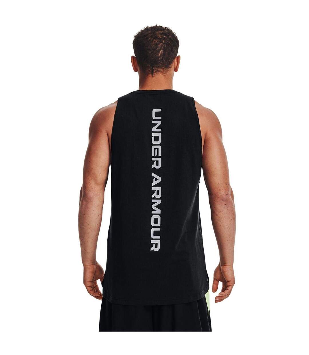 Mens Baseline Tank Top Black Under Armour-3