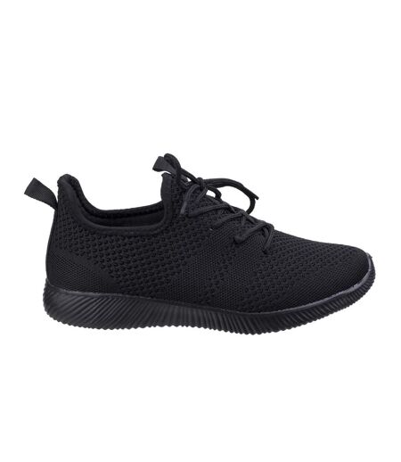 Divaz Womens/Ladies Heidi Knit Shoes (Black) - UTFS5108