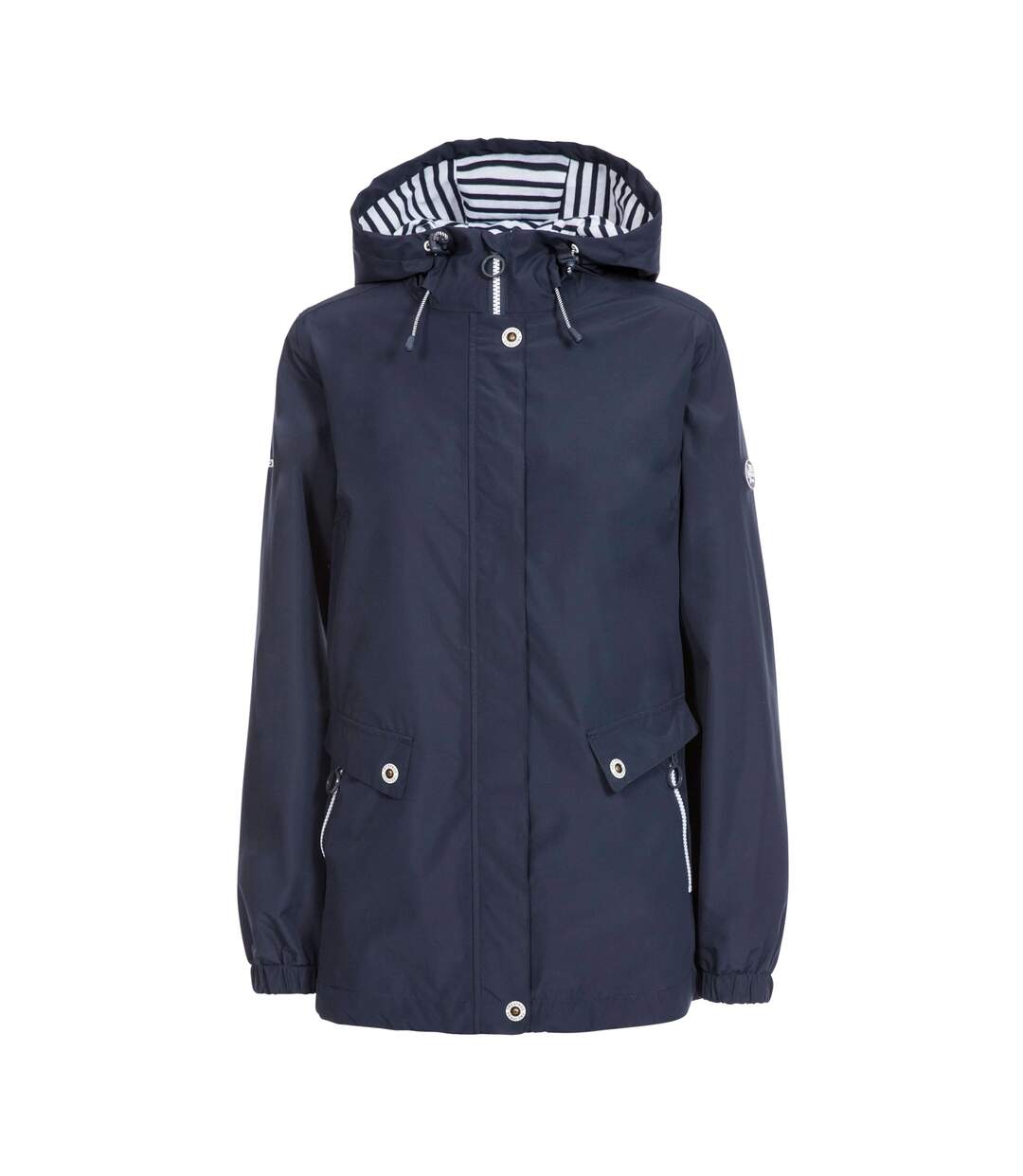 Womens/ladies Flourish Waterproof Jacket Navy Trespass-1