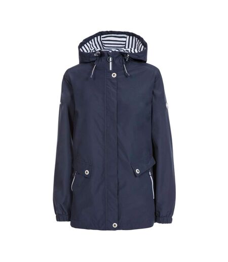 Womens/ladies Flourish Waterproof Jacket Navy Trespass