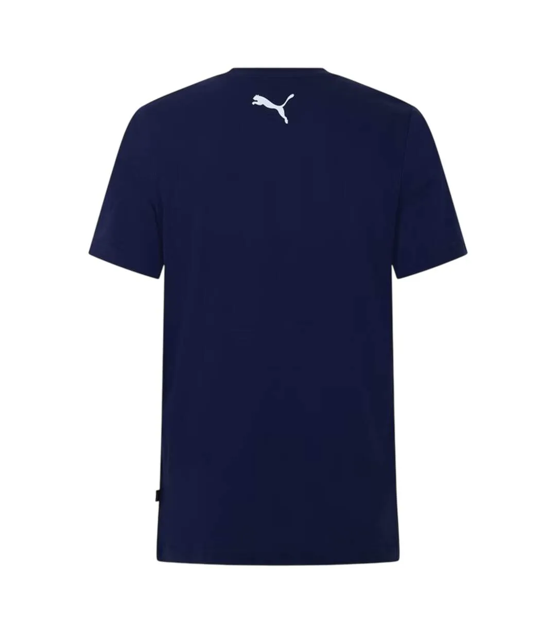 Mens Blank Base T-shirt Navy Puma-2