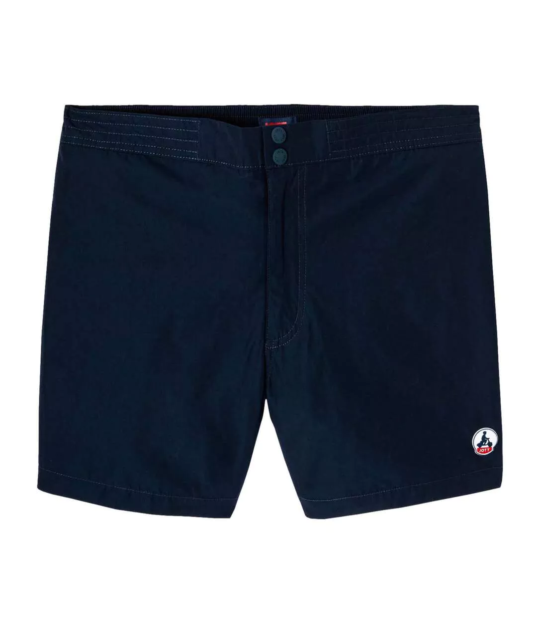 Short De Bain Style Uni Deauville Homme Bleu Marine Jott-1