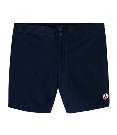 Short De Bain Style Uni Deauville Homme Bleu Marine Jott