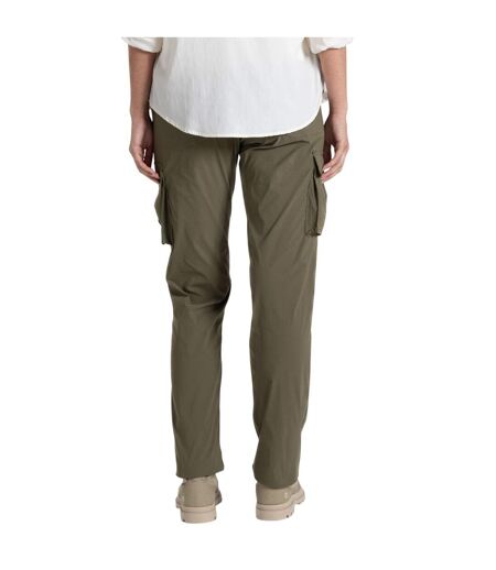 Pantalon de randonnée jules femme vert kaki Craghoppers