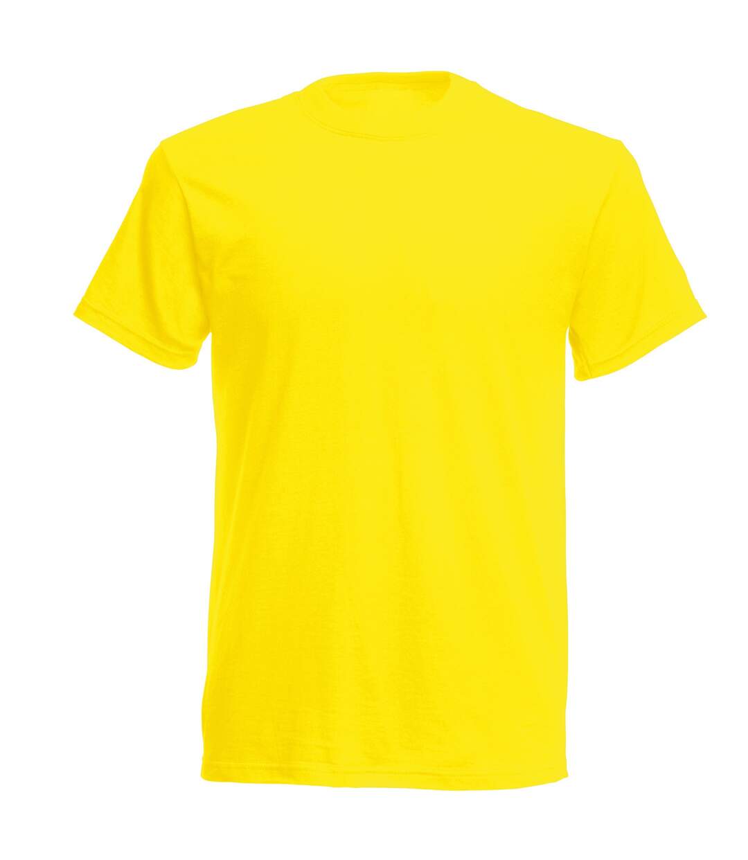 T-shirt original homme jaune Fruit of the Loom