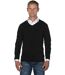 Pull chemise homme laine col V noir / blanc