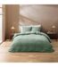 Parure de Lit 3 Pièces Clara 240x220cm Vert Cèdre-1
