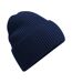 Bonnet Oversize À Manchettes Bleu Marine Beechfield-2
