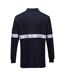 Portwest Mens Reflective Tape Flame Resistant Polo Shirt (Navy) - UTPW741
