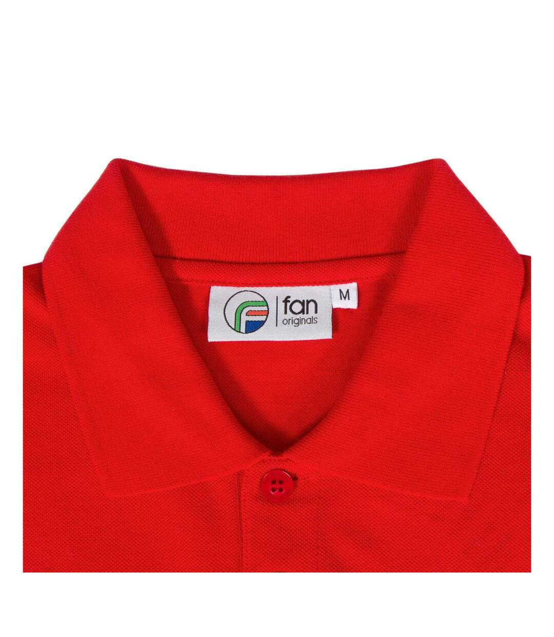 Polo Foot Wembley Homme Rouge Fan Originals-4