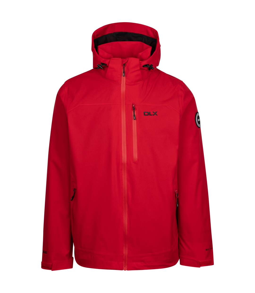 Mens montgomery dlx waterproof jacket red Trespass-1