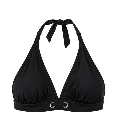 Haut de maillot de bain noir femme grain de sable milly