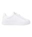 Womens/ladies Flat Court Trainers White Tommy Hilfiger-1