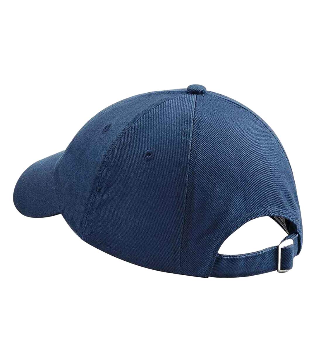 Heavy Cotton Low Profile Baseball Cap French Navy Beechfield-2