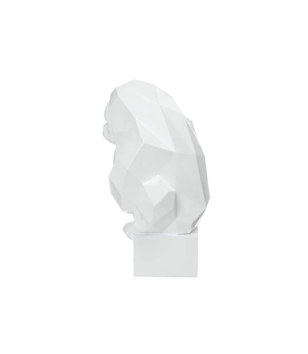 Statue Design Sculpture Kenya 50cm Blanc-2